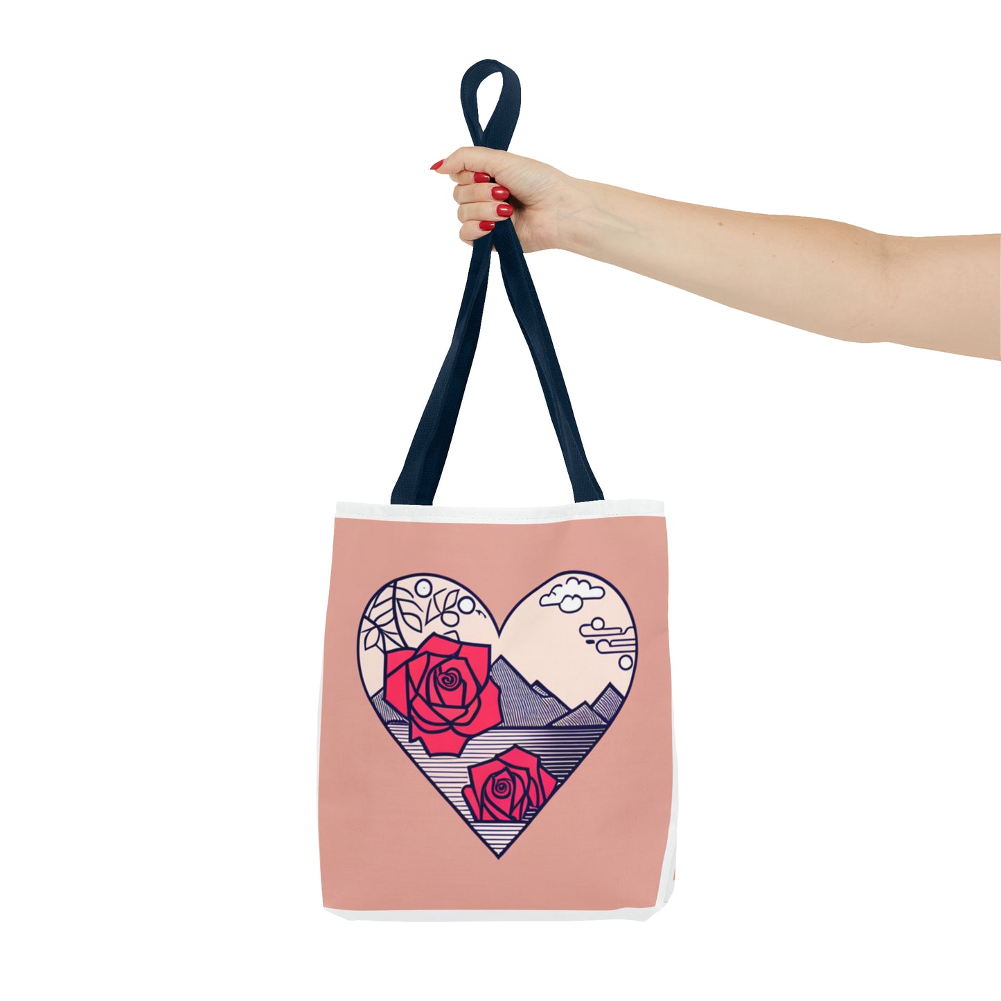 Roseheart Tote Bag (AOP)