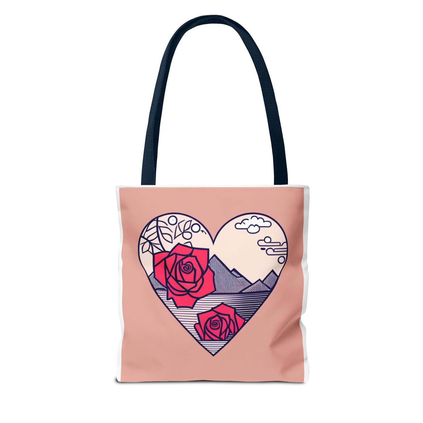 Roseheart Tote Bag (AOP)