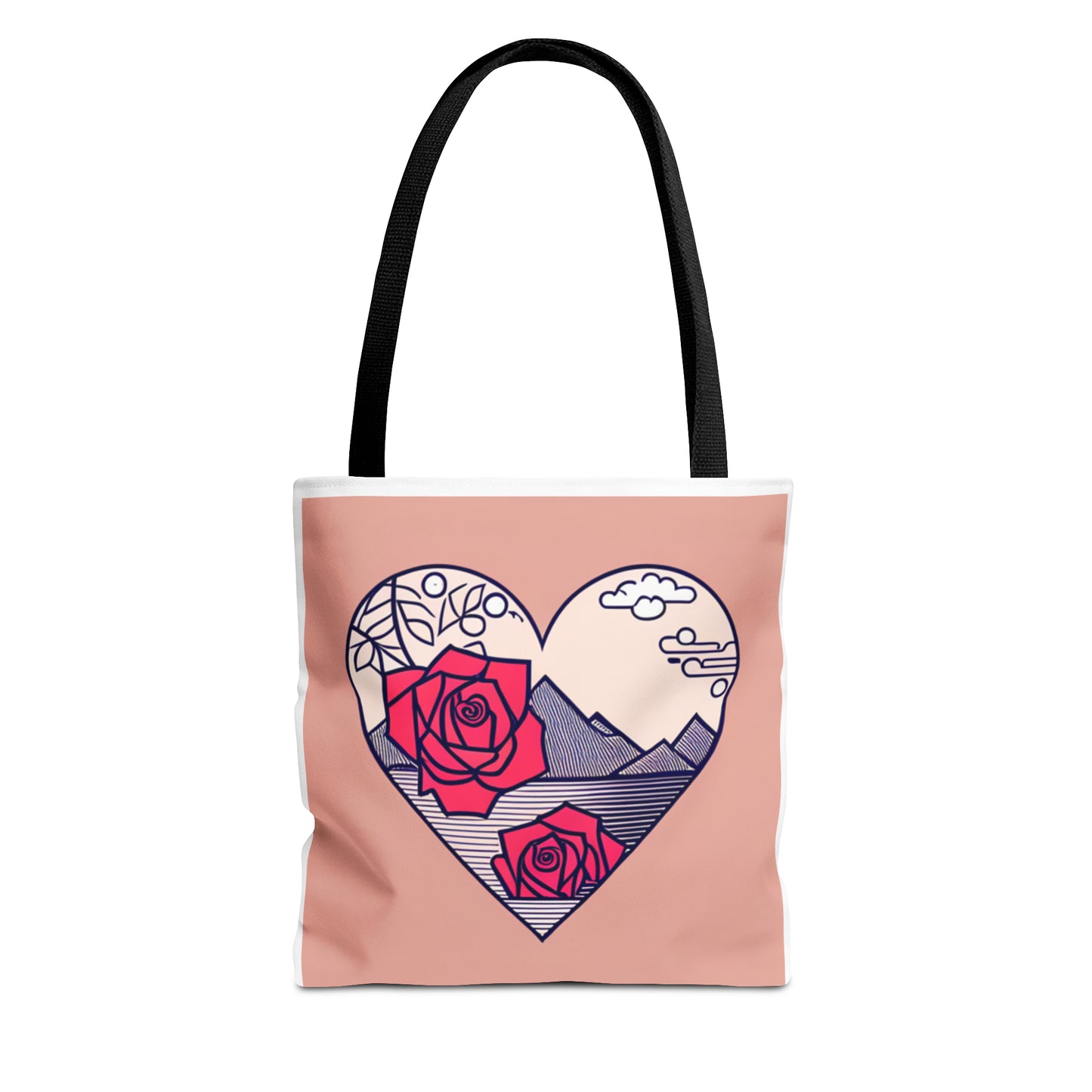 Roseheart Tote Bag (AOP)