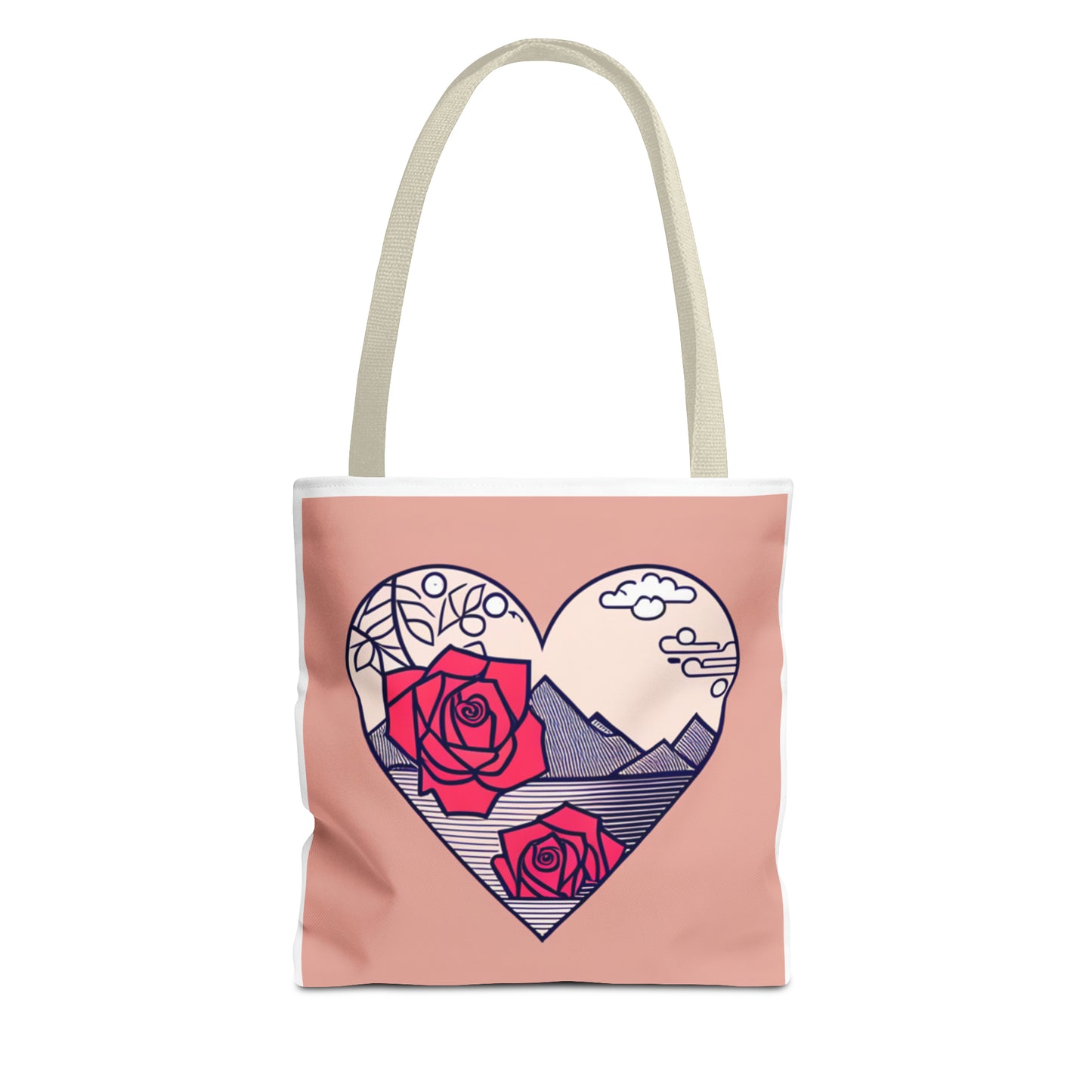 Roseheart Tote Bag (AOP)