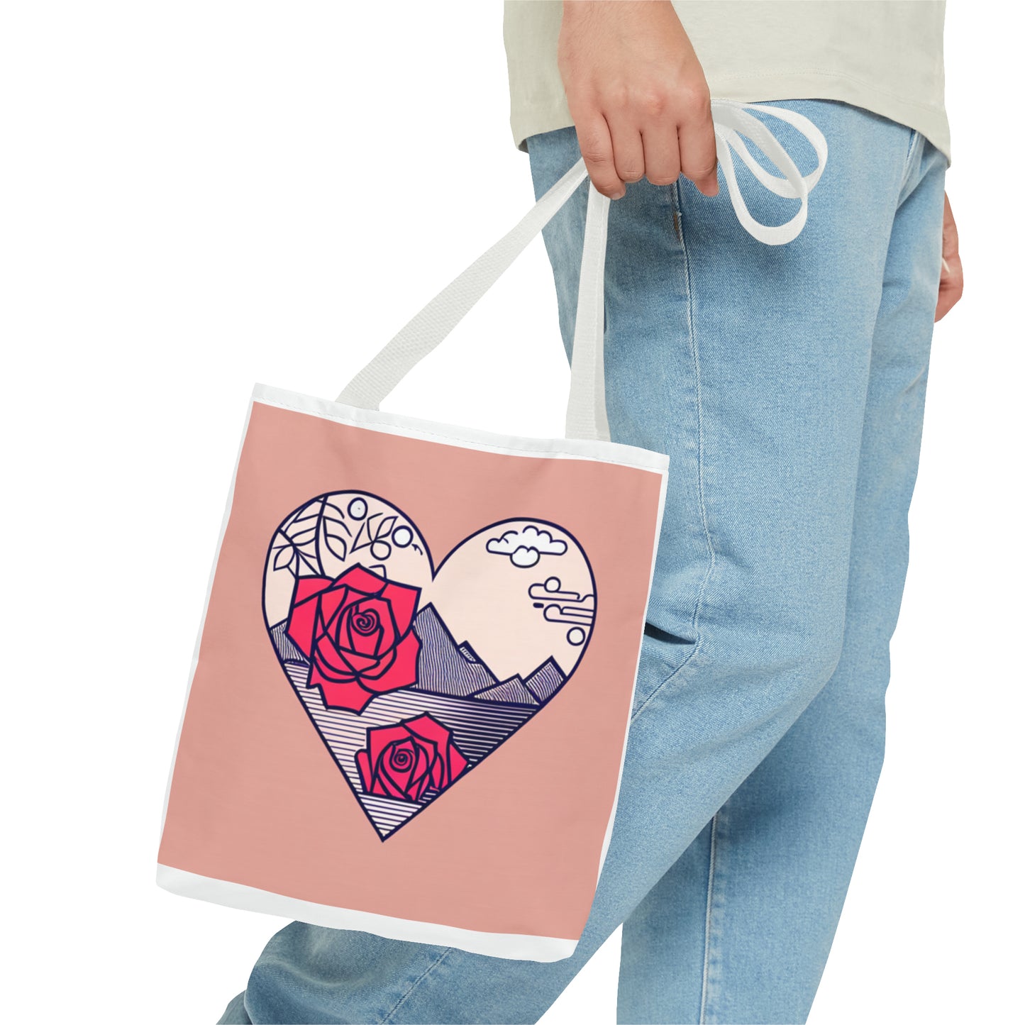 Roseheart Tote Bag (AOP)