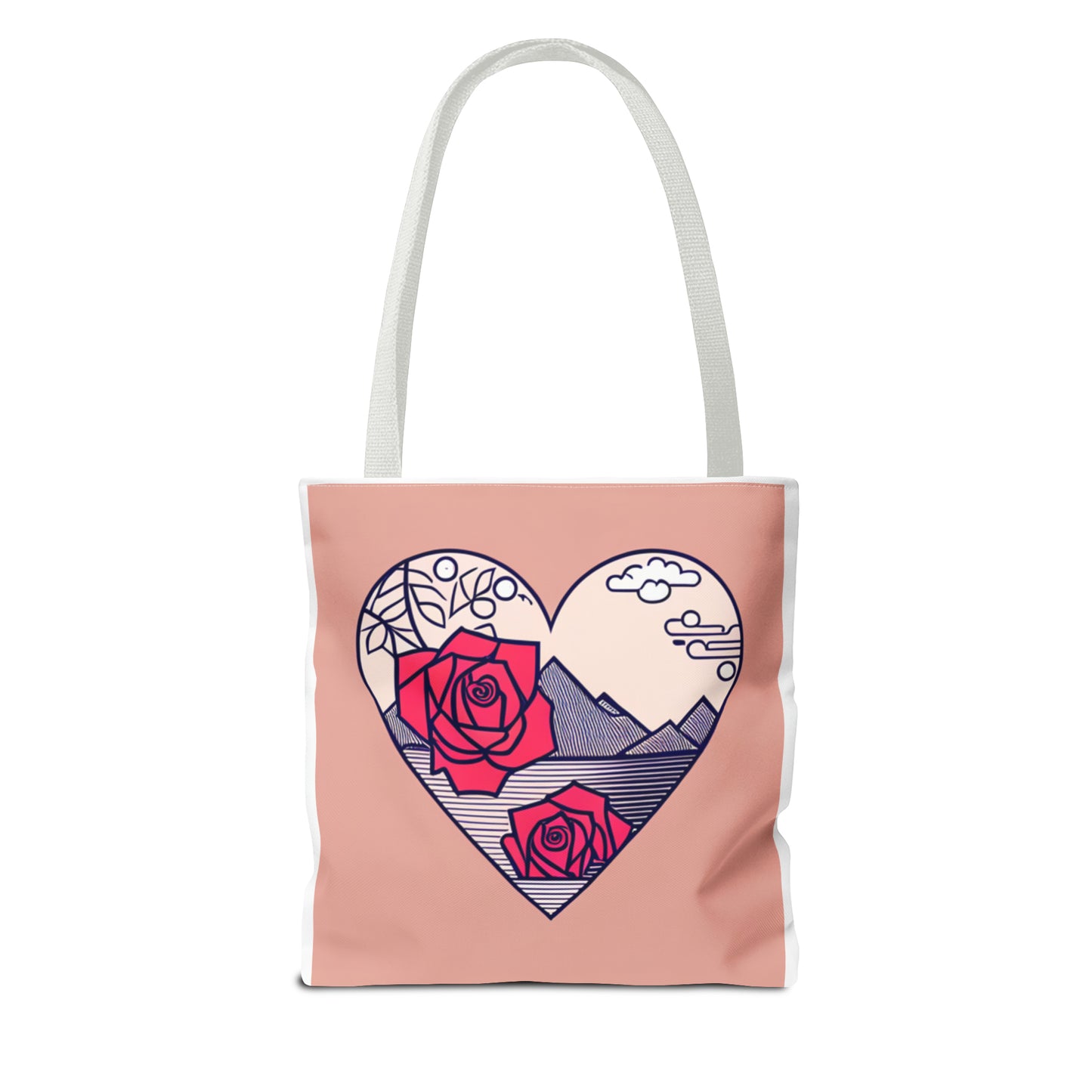 Roseheart Tote Bag (AOP)